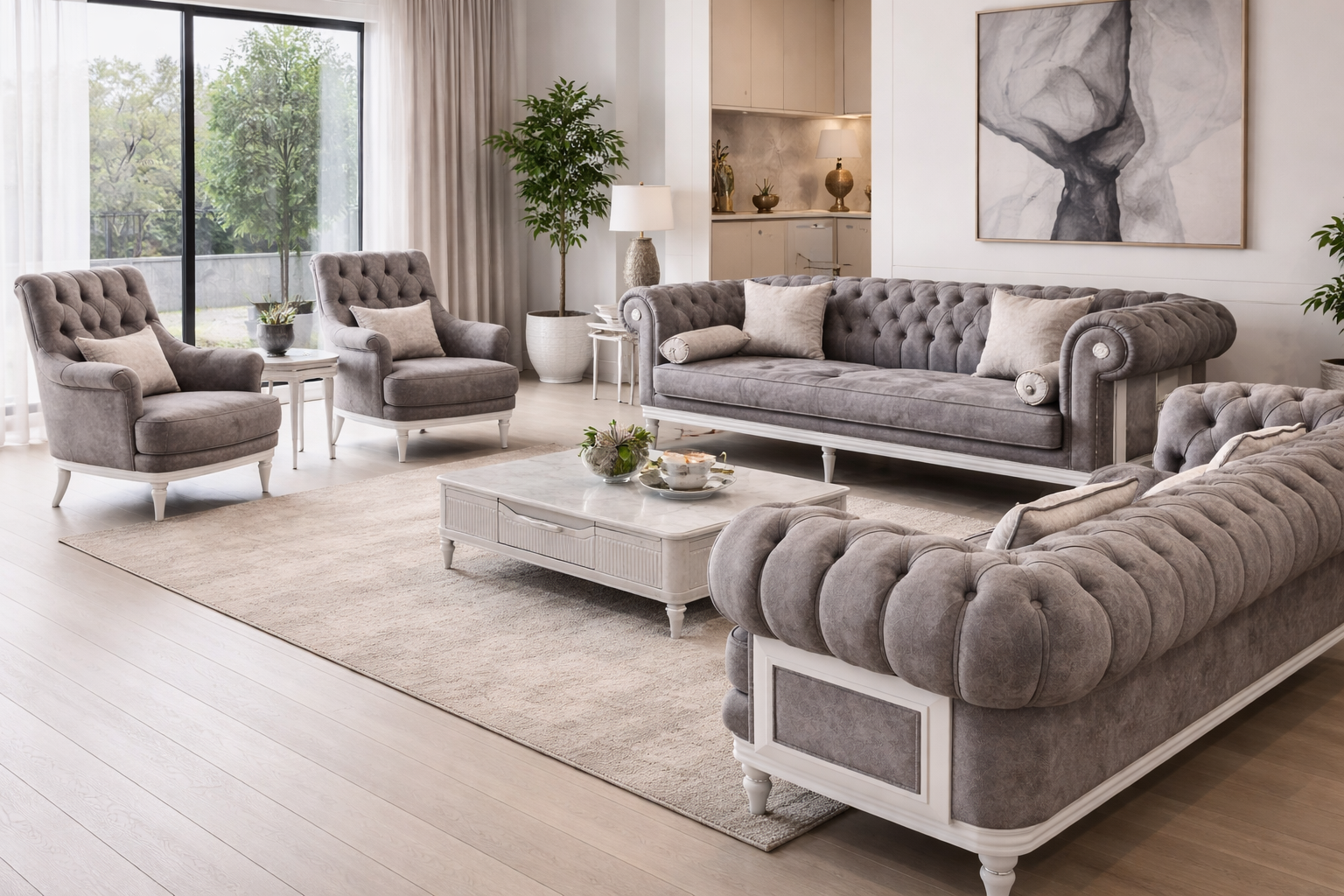 قیمت مبل چستر ۸ نفره + راهنمای خرید مطمئن و معرفی مبل کاوالی