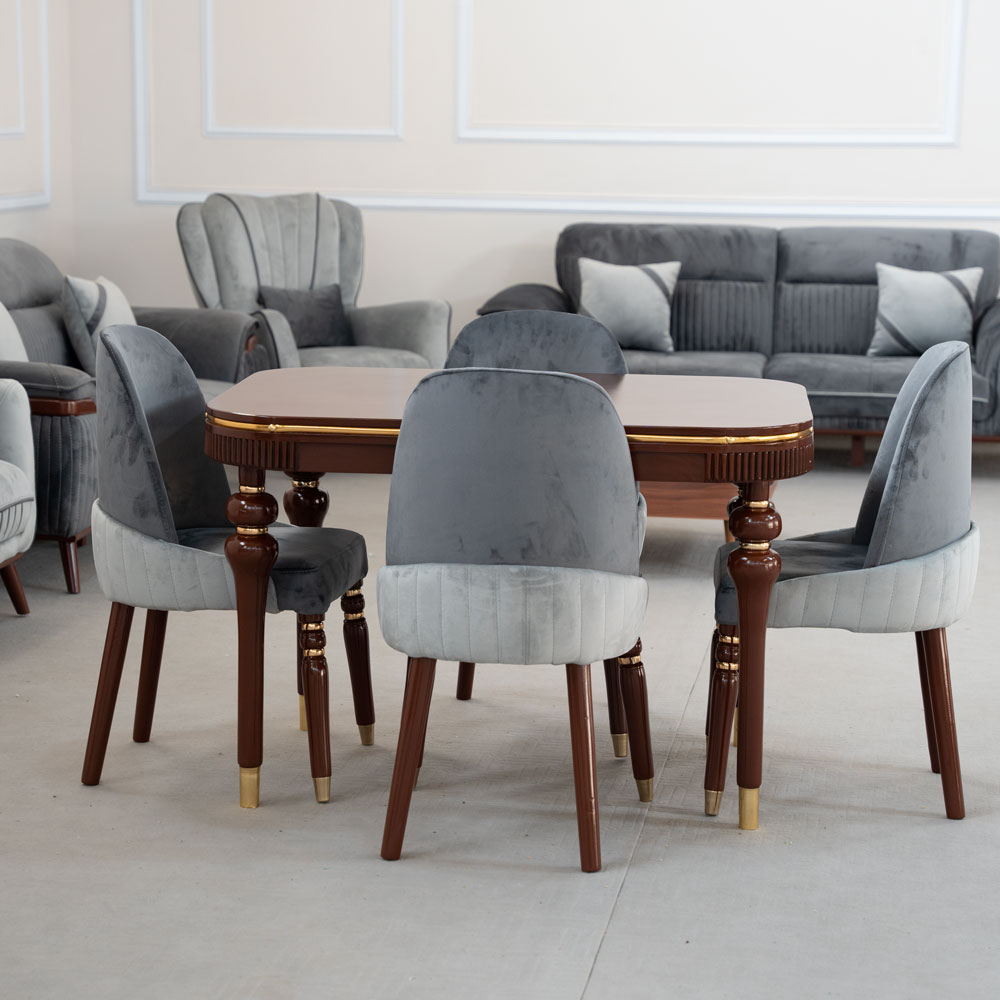 سرویس کامل جهیزیه عروس (مبل، سوفا، سرویس خواب، جلومبلی و میز غذاخوری)