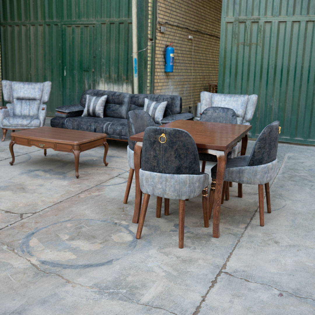 سرویس چوب جهیزیه لوکس شامل مبل لستر