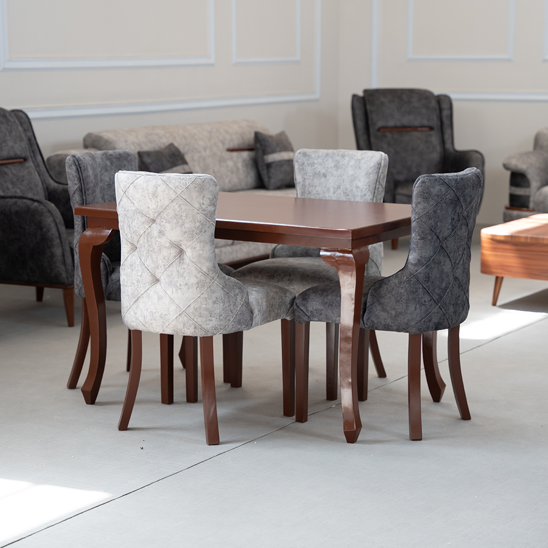 خرید جهيزيه عروس کامل | مبل لوتوس + جلو مبلی درنا + ناهارخوری چستر