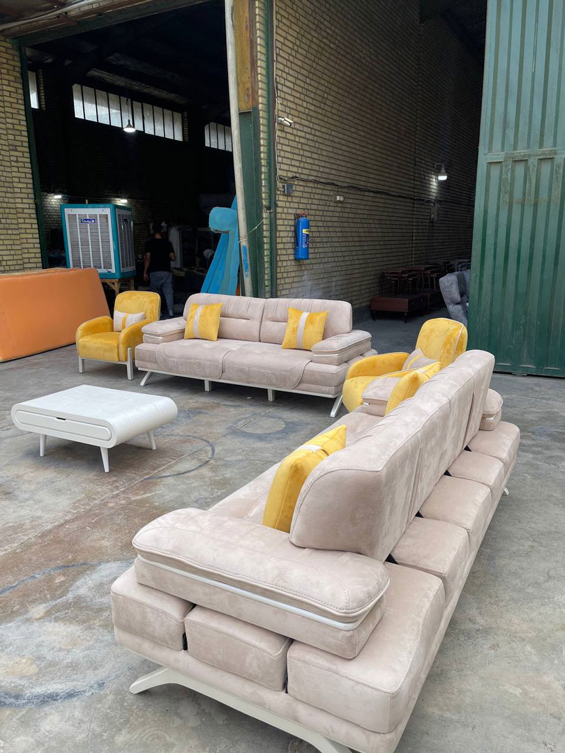 مبل راحتی هشت نفره مدل لستر