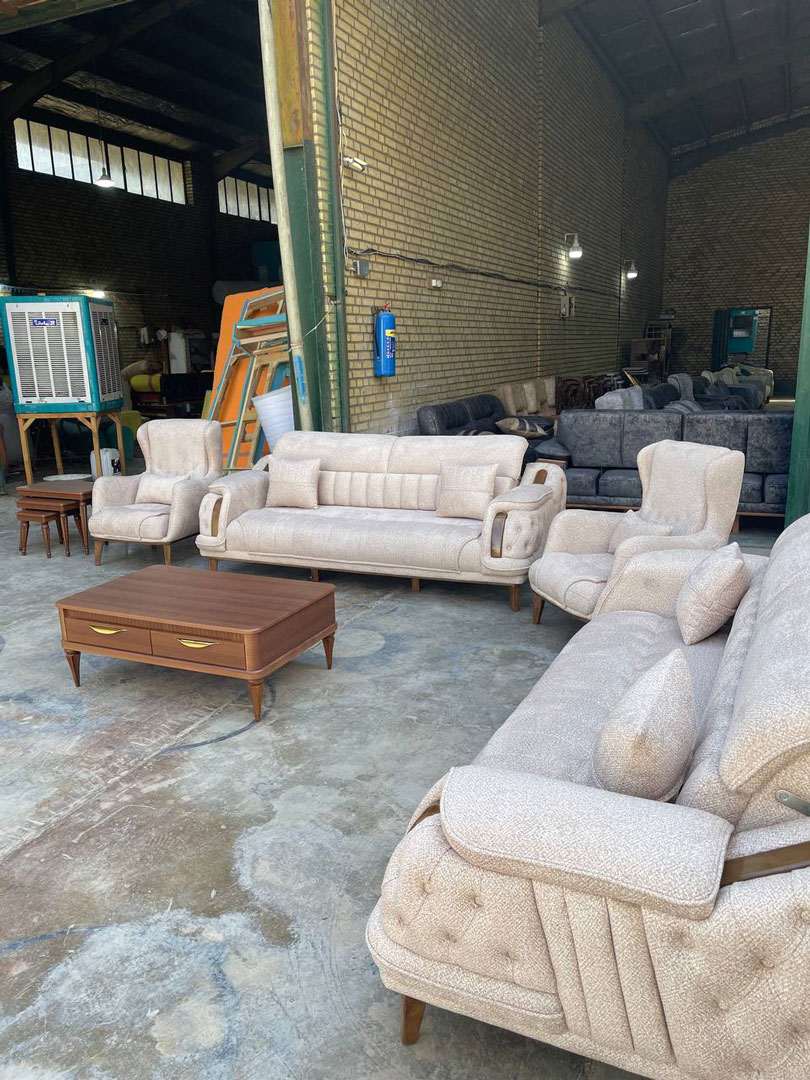 مبل راحتی هشت نفره مدل لارسن